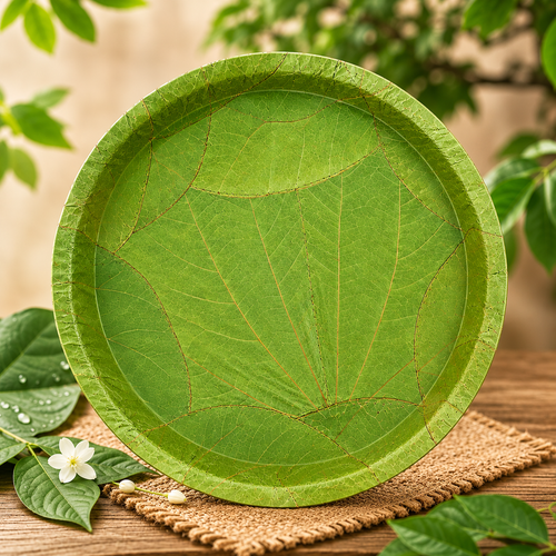 12-Inch Natural Siali Leaf Plates