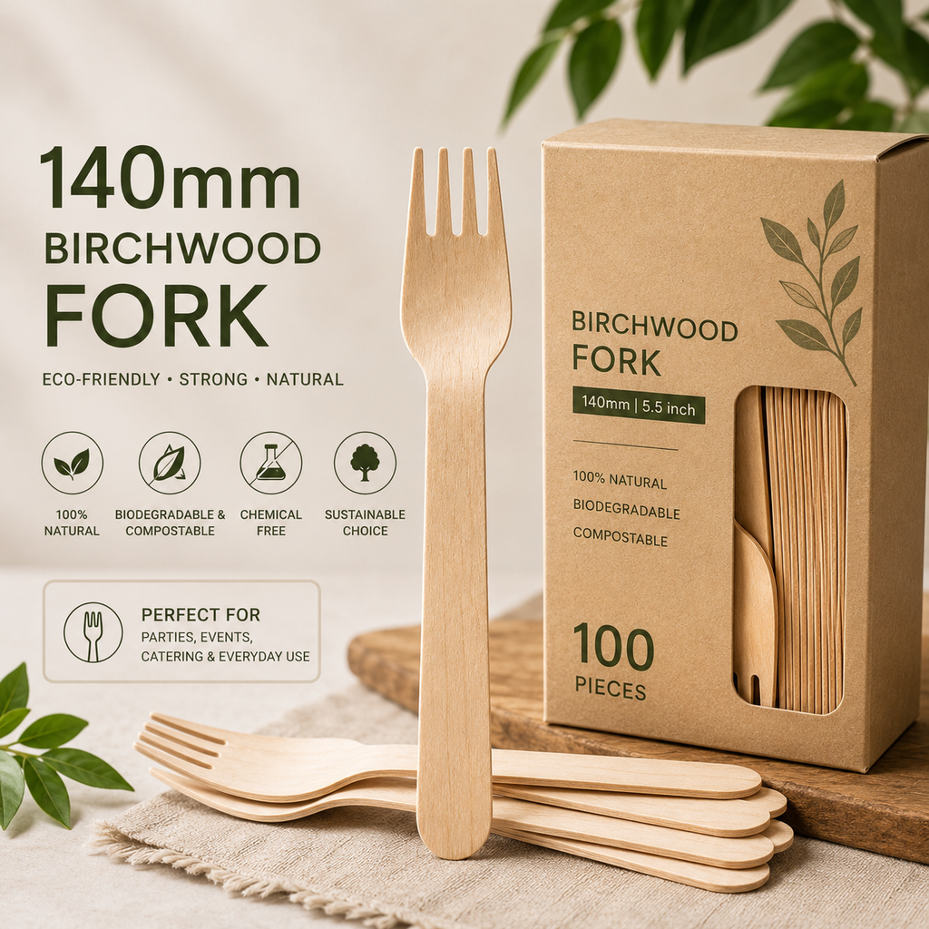 140 mm Birchwood Fork