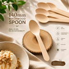 140 mm Birchwood Spoon