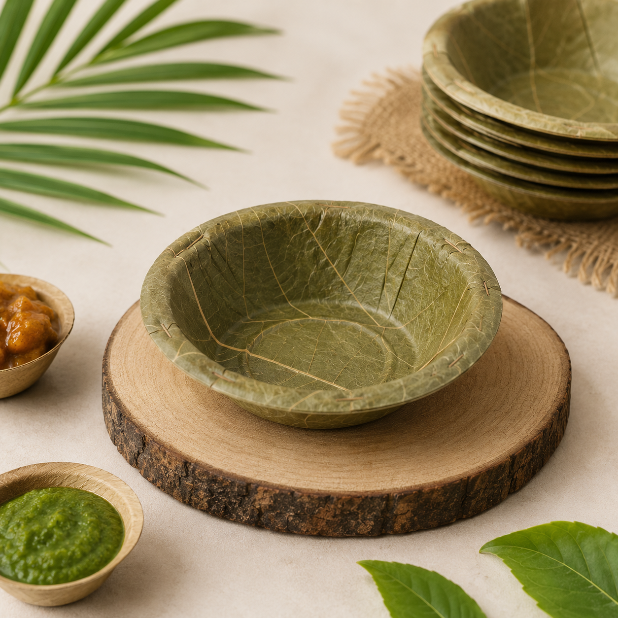 3-Inch Siali Leaf Bowl