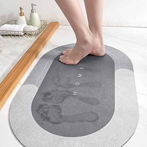 Water Absorbing Anti Slip Floor Mat, Bath Mat (40X60Cm, Assorted Color any 2)