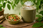 5-Inch Siali Leaf Bowl