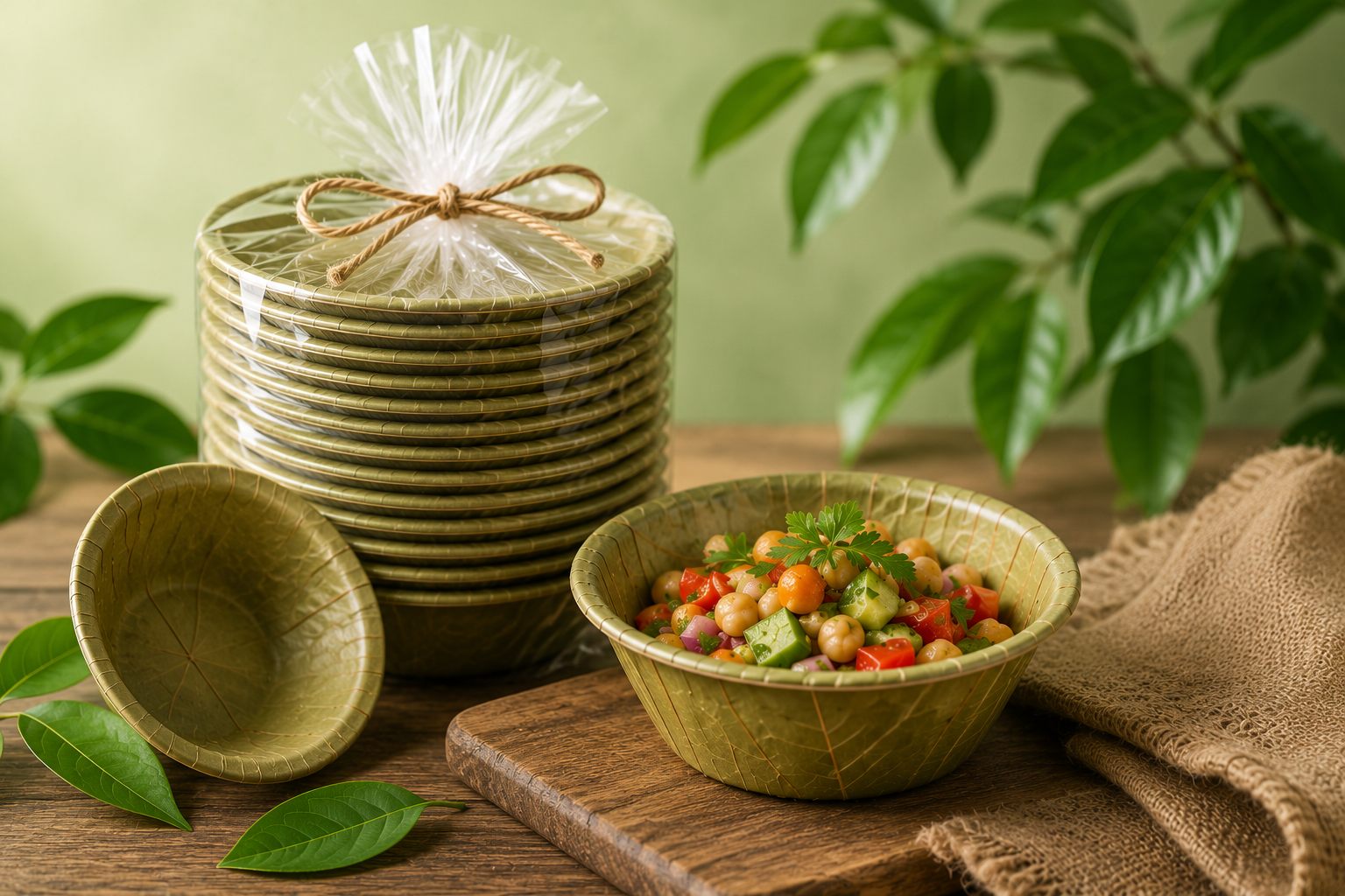 5-Inch Siali Leaf Bowl