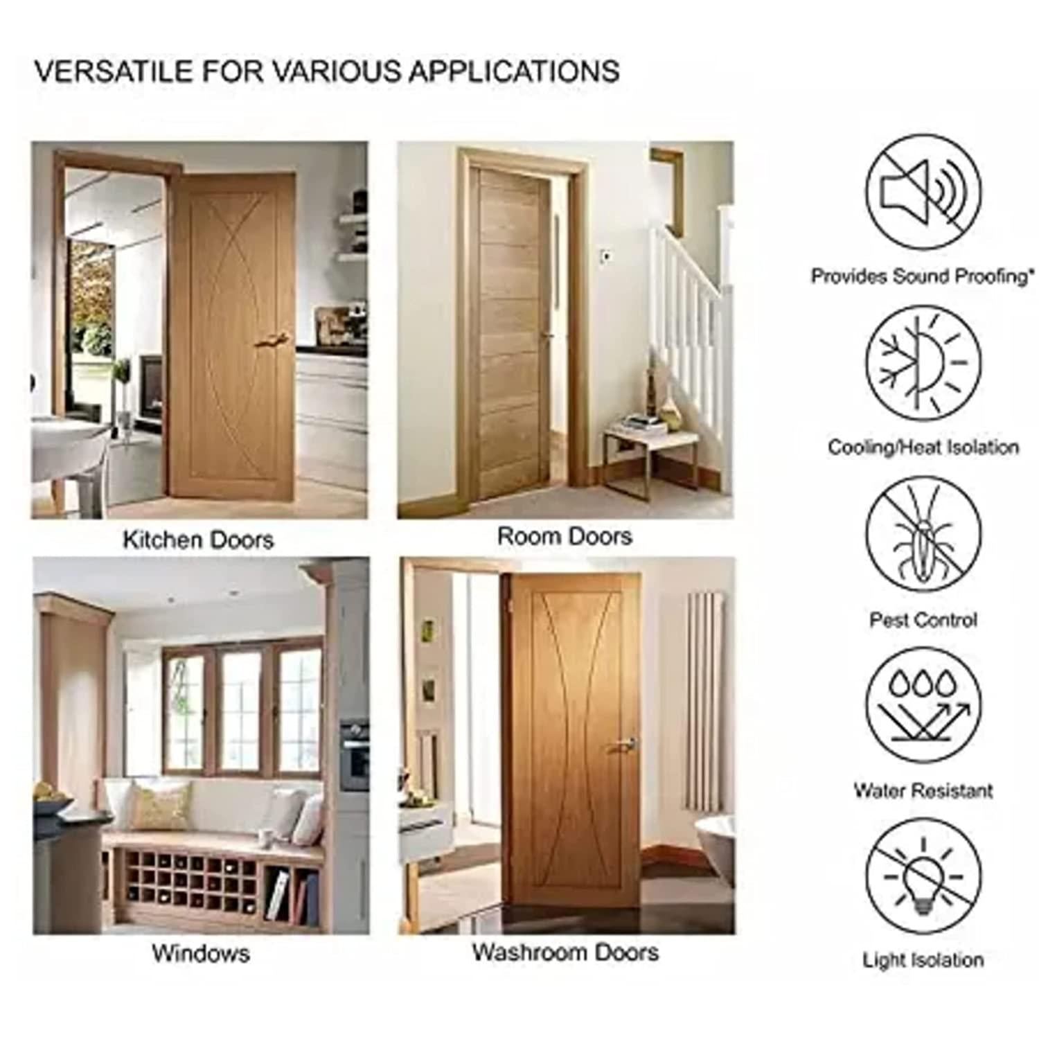 Door Protector - Brown (Pack Of 2)