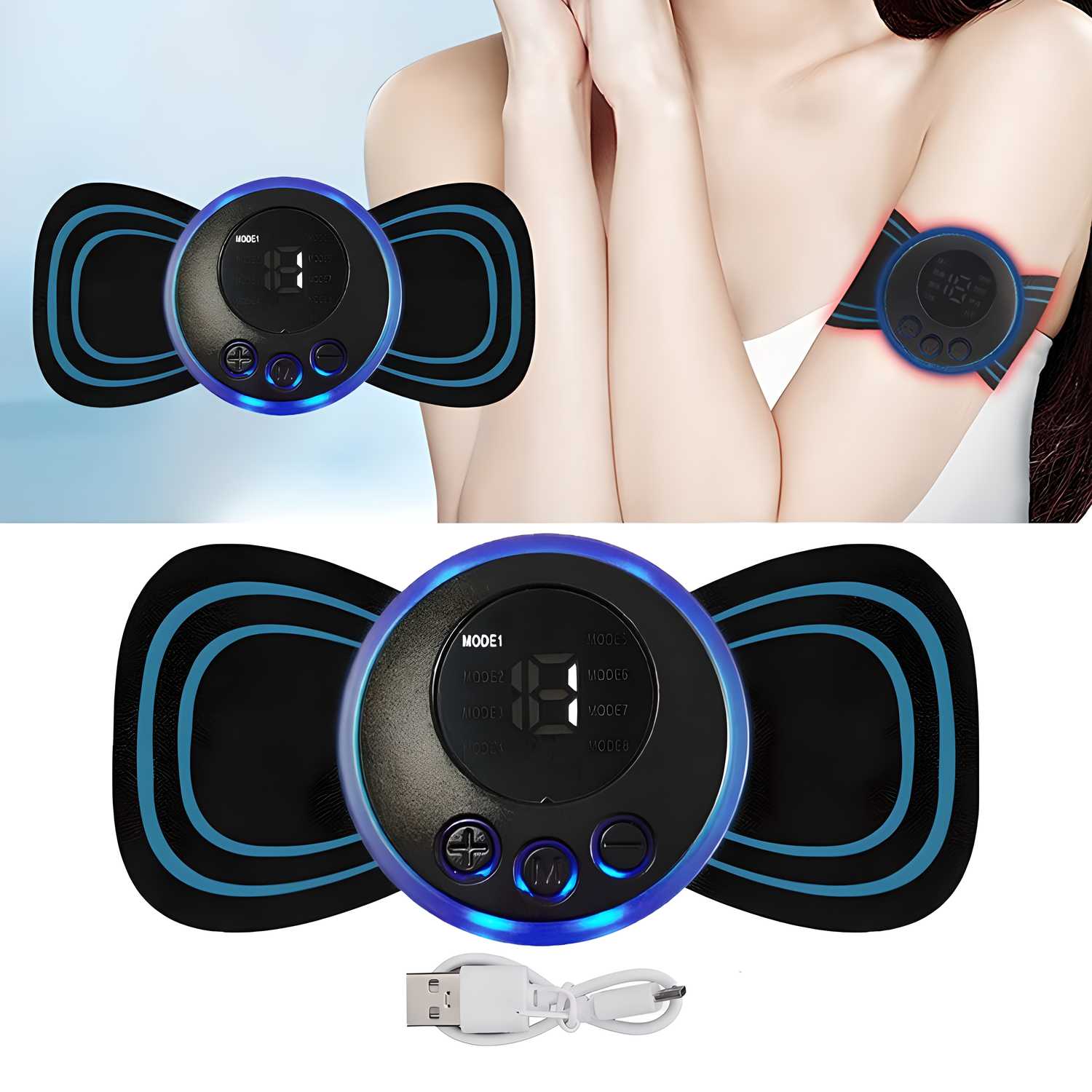 Rechargeable Electric Massager for Shoulder,Arms,Legs,Back Pain for Men and Women