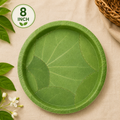 8-Inch Siali Leaf Plates