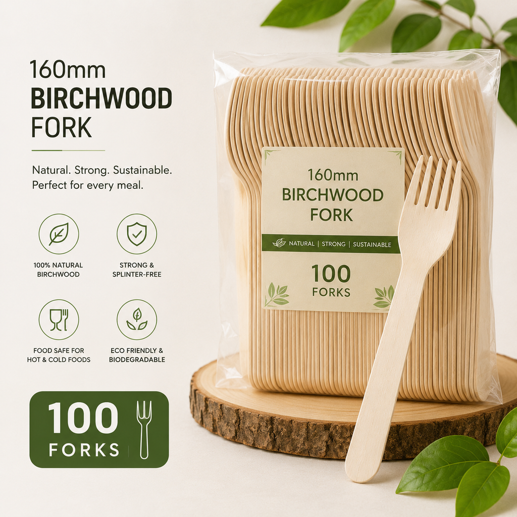 160 mm Birchwood Fork