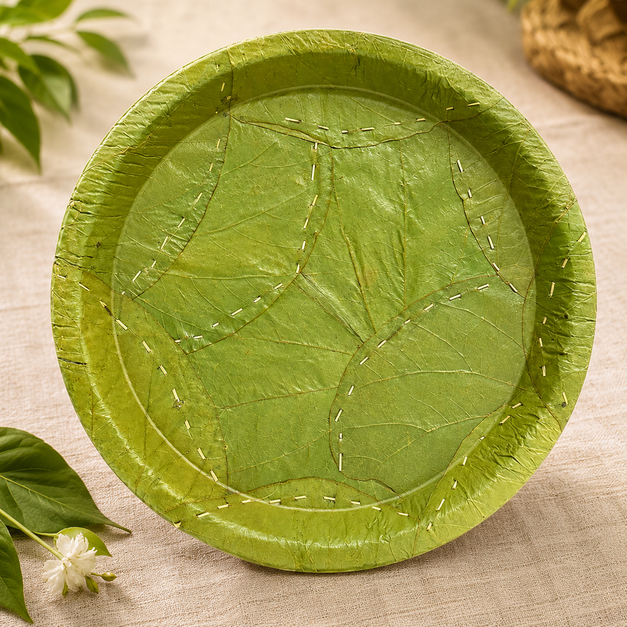 14-Inch Premium Siali Leaf Plates